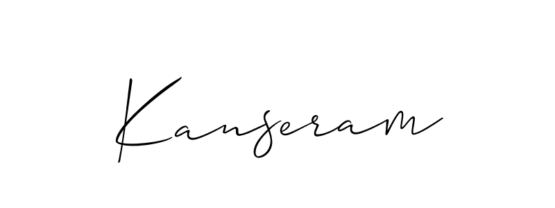 Make a beautiful signature design for name Kanseram. Use this online signature maker to create a handwritten signature for free. Kanseram signature style 2 images and pictures png