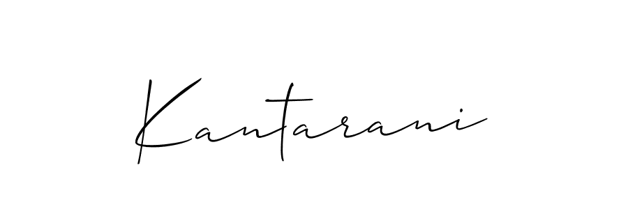 How to make Kantarani name signature. Use Allison_Script style for creating short signs online. This is the latest handwritten sign. Kantarani signature style 2 images and pictures png