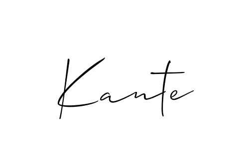 Also You can easily find your signature by using the search form. We will create Kante name handwritten signature images for you free of cost using Allison_Script sign style. Kante signature style 2 images and pictures png