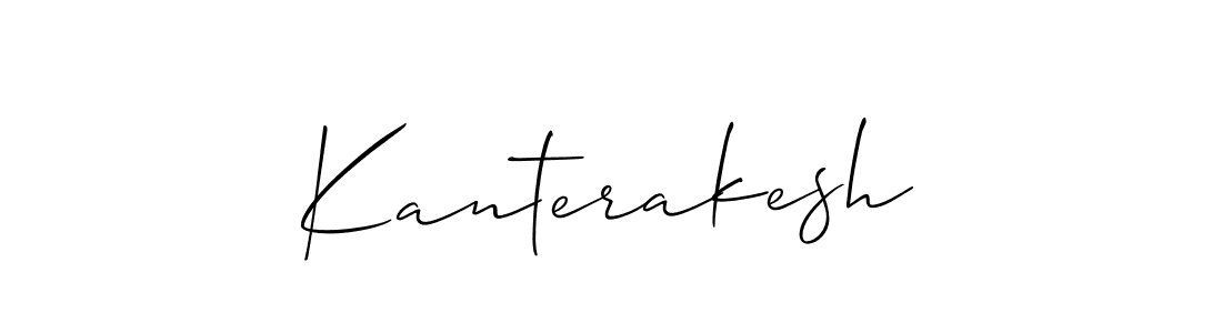 Create a beautiful signature design for name Kanterakesh. With this signature (Allison_Script) fonts, you can make a handwritten signature for free. Kanterakesh signature style 2 images and pictures png