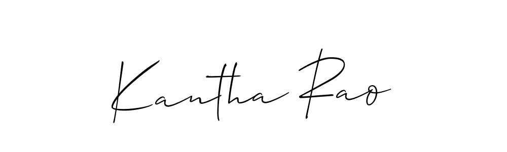 Make a beautiful signature design for name Kantha Rao. Use this online signature maker to create a handwritten signature for free. Kantha Rao signature style 2 images and pictures png