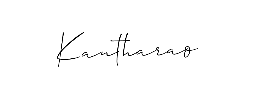 How to make Kantharao signature? Allison_Script is a professional autograph style. Create handwritten signature for Kantharao name. Kantharao signature style 2 images and pictures png