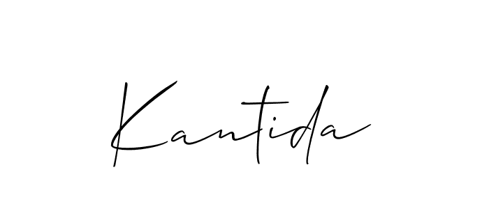 Make a beautiful signature design for name Kantida. Use this online signature maker to create a handwritten signature for free. Kantida signature style 2 images and pictures png