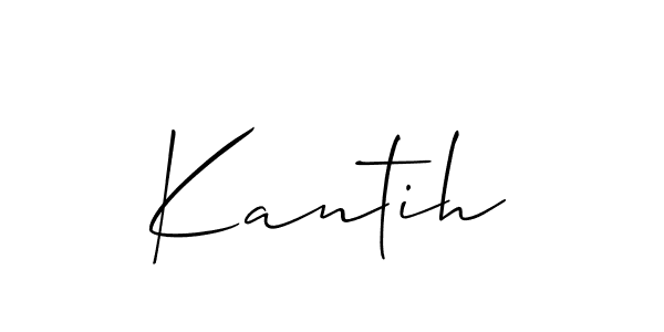 How to Draw Kantih signature style? Allison_Script is a latest design signature styles for name Kantih. Kantih signature style 2 images and pictures png