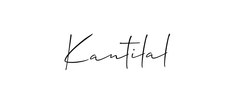 How to make Kantilal name signature. Use Allison_Script style for creating short signs online. This is the latest handwritten sign. Kantilal signature style 2 images and pictures png