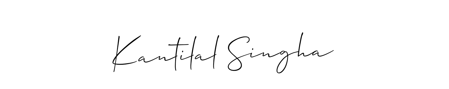 Similarly Allison_Script is the best handwritten signature design. Signature creator online .You can use it as an online autograph creator for name Kantilal Singha. Kantilal Singha signature style 2 images and pictures png