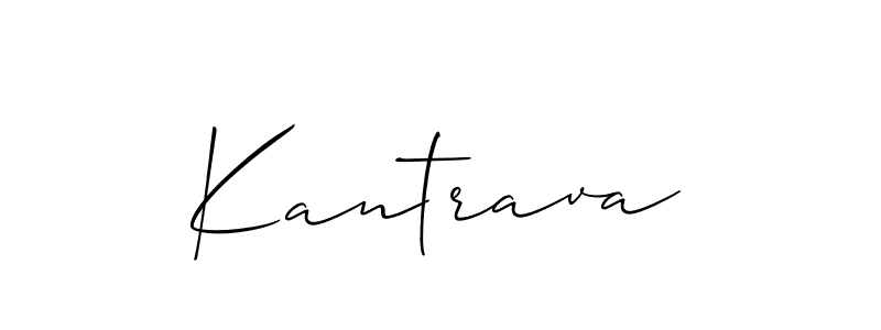 Use a signature maker to create a handwritten signature online. With this signature software, you can design (Allison_Script) your own signature for name Kantrava. Kantrava signature style 2 images and pictures png