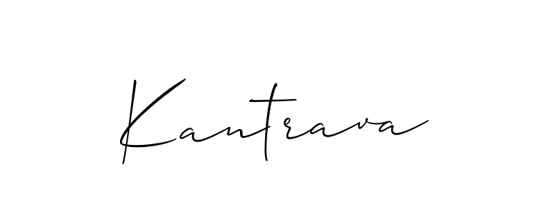 Allison_Script is a professional signature style that is perfect for those who want to add a touch of class to their signature. It is also a great choice for those who want to make their signature more unique. Get Kantrava name to fancy signature for free. Kantrava signature style 2 images and pictures png