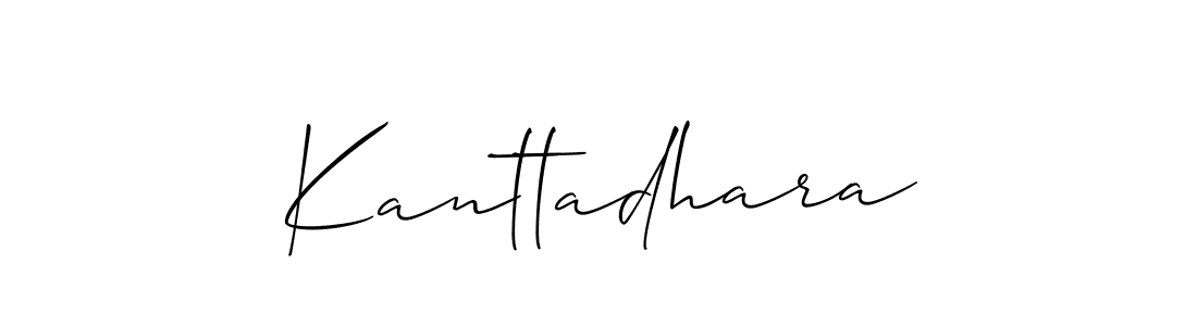 Use a signature maker to create a handwritten signature online. With this signature software, you can design (Allison_Script) your own signature for name Kanttadhara. Kanttadhara signature style 2 images and pictures png