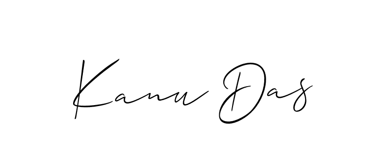 How to make Kanu Das name signature. Use Allison_Script style for creating short signs online. This is the latest handwritten sign. Kanu Das signature style 2 images and pictures png