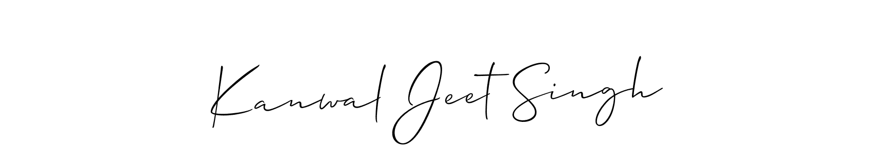 You should practise on your own different ways (Allison_Script) to write your name (Kanwal Jeet Singh) in signature. don't let someone else do it for you. Kanwal Jeet Singh signature style 2 images and pictures png