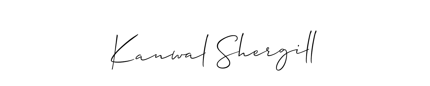 Make a beautiful signature design for name Kanwal Shergill. Use this online signature maker to create a handwritten signature for free. Kanwal Shergill signature style 2 images and pictures png