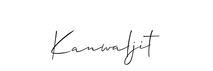 You should practise on your own different ways (Allison_Script) to write your name (Kanwaljit) in signature. don't let someone else do it for you. Kanwaljit signature style 2 images and pictures png