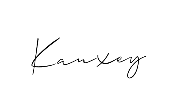 Also we have Kanxey name is the best signature style. Create professional handwritten signature collection using Allison_Script autograph style. Kanxey signature style 2 images and pictures png