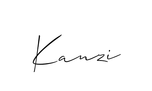 How to Draw Kanzi signature style? Allison_Script is a latest design signature styles for name Kanzi. Kanzi signature style 2 images and pictures png