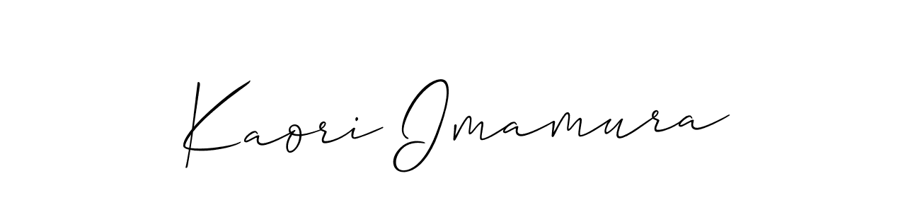 See photos of Kaori Imamura official signature by Spectra . Check more albums & portfolios. Read reviews & check more about Allison_Script font. Kaori Imamura signature style 2 images and pictures png