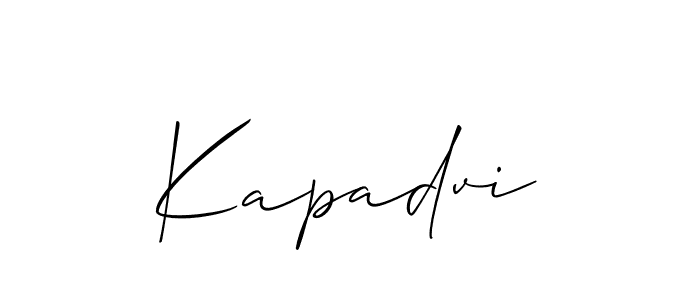 Make a beautiful signature design for name Kapadvi. Use this online signature maker to create a handwritten signature for free. Kapadvi signature style 2 images and pictures png