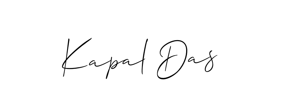 You should practise on your own different ways (Allison_Script) to write your name (Kapal Das) in signature. don't let someone else do it for you. Kapal Das signature style 2 images and pictures png