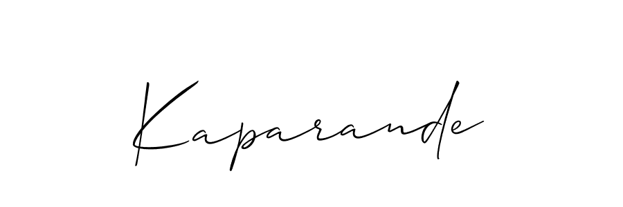 Here are the top 10 professional signature styles for the name Kaparande. These are the best autograph styles you can use for your name. Kaparande signature style 2 images and pictures png