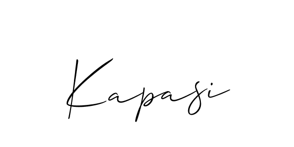 Once you've used our free online signature maker to create your best signature Allison_Script style, it's time to enjoy all of the benefits that Kapasi name signing documents. Kapasi signature style 2 images and pictures png