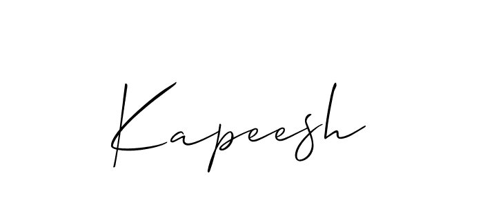 Best and Professional Signature Style for Kapeesh. Allison_Script Best Signature Style Collection. Kapeesh signature style 2 images and pictures png