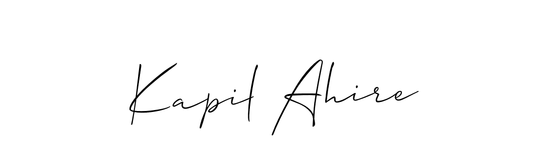 Check out images of Autograph of Kapil Ahire name. Actor Kapil Ahire Signature Style. Allison_Script is a professional sign style online. Kapil Ahire signature style 2 images and pictures png