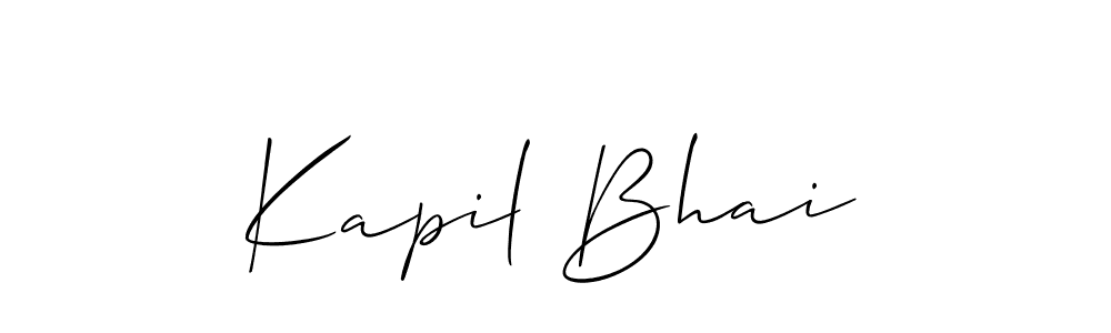 if you are searching for the best signature style for your name Kapil Bhai. so please give up your signature search. here we have designed multiple signature styles  using Allison_Script. Kapil Bhai signature style 2 images and pictures png