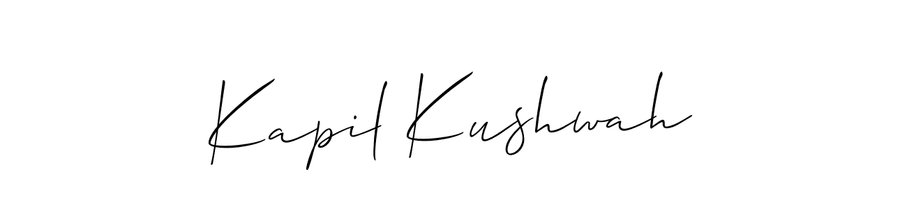 Best and Professional Signature Style for Kapil Kushwah. Allison_Script Best Signature Style Collection. Kapil Kushwah signature style 2 images and pictures png