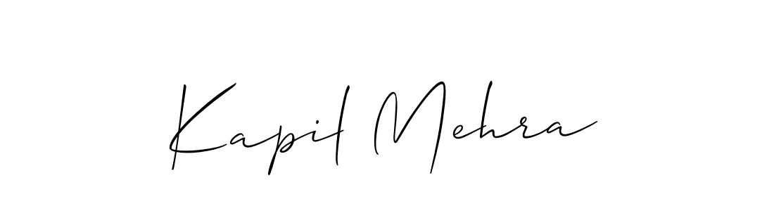 How to Draw Kapil Mehra signature style? Allison_Script is a latest design signature styles for name Kapil Mehra. Kapil Mehra signature style 2 images and pictures png