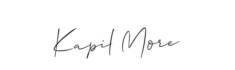 You can use this online signature creator to create a handwritten signature for the name Kapil More. This is the best online autograph maker. Kapil More signature style 2 images and pictures png