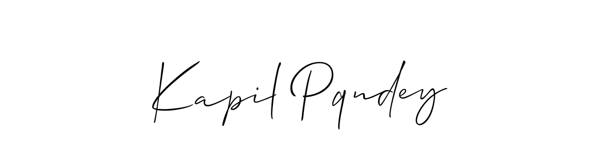 Similarly Allison_Script is the best handwritten signature design. Signature creator online .You can use it as an online autograph creator for name Kapil Pqndey. Kapil Pqndey signature style 2 images and pictures png