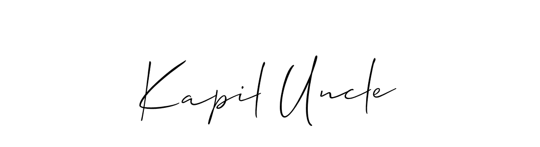 This is the best signature style for the Kapil Uncle name. Also you like these signature font (Allison_Script). Mix name signature. Kapil Uncle signature style 2 images and pictures png