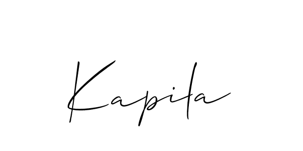 Once you've used our free online signature maker to create your best signature Allison_Script style, it's time to enjoy all of the benefits that Kapila name signing documents. Kapila signature style 2 images and pictures png