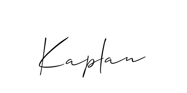 if you are searching for the best signature style for your name Kaplan. so please give up your signature search. here we have designed multiple signature styles  using Allison_Script. Kaplan signature style 2 images and pictures png