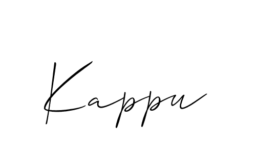 Make a beautiful signature design for name Kappu. Use this online signature maker to create a handwritten signature for free. Kappu signature style 2 images and pictures png
