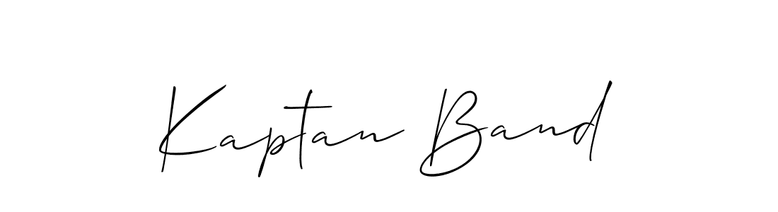 Also You can easily find your signature by using the search form. We will create Kaptan Band name handwritten signature images for you free of cost using Allison_Script sign style. Kaptan Band signature style 2 images and pictures png