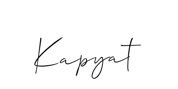 Make a beautiful signature design for name Kapyat. Use this online signature maker to create a handwritten signature for free. Kapyat signature style 2 images and pictures png