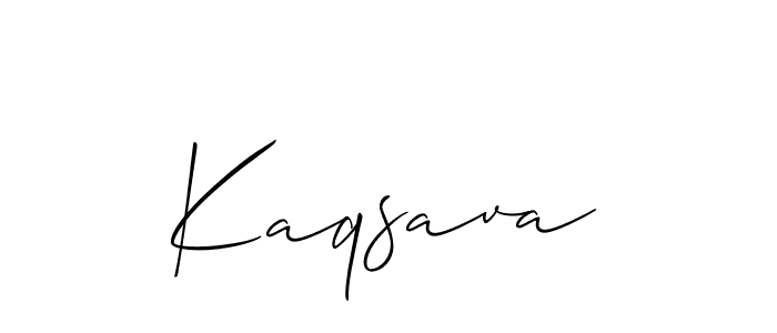 How to Draw Kaqsava signature style? Allison_Script is a latest design signature styles for name Kaqsava. Kaqsava signature style 2 images and pictures png