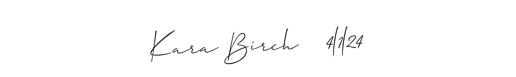 Once you've used our free online signature maker to create your best signature Allison_Script style, it's time to enjoy all of the benefits that Kara Birch    4l1l24 name signing documents. Kara Birch    4l1l24 signature style 2 images and pictures png