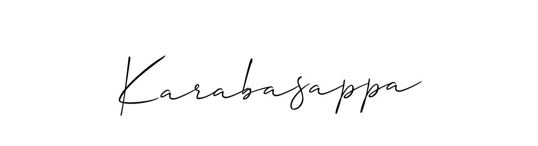 It looks lik you need a new signature style for name Karabasappa. Design unique handwritten (Allison_Script) signature with our free signature maker in just a few clicks. Karabasappa signature style 2 images and pictures png