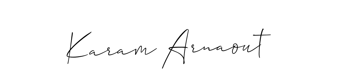 Make a beautiful signature design for name Karam Arnaout. Use this online signature maker to create a handwritten signature for free. Karam Arnaout signature style 2 images and pictures png