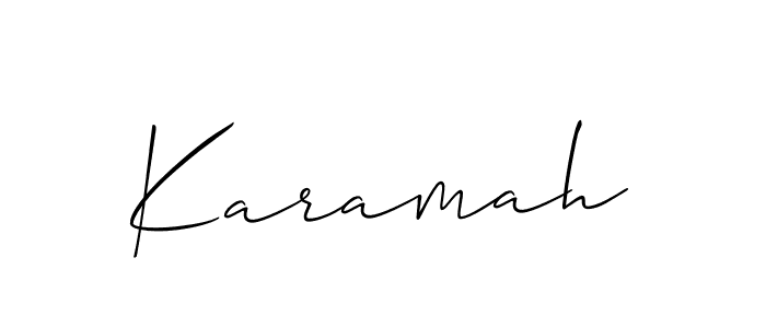 This is the best signature style for the Karamah name. Also you like these signature font (Allison_Script). Mix name signature. Karamah signature style 2 images and pictures png