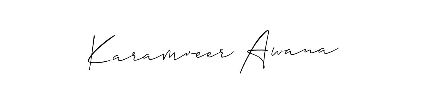 Here are the top 10 professional signature styles for the name Karamveer Awana. These are the best autograph styles you can use for your name. Karamveer Awana signature style 2 images and pictures png