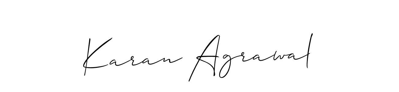 Make a short Karan Agrawal signature style. Manage your documents anywhere anytime using Allison_Script. Create and add eSignatures, submit forms, share and send files easily. Karan Agrawal signature style 2 images and pictures png