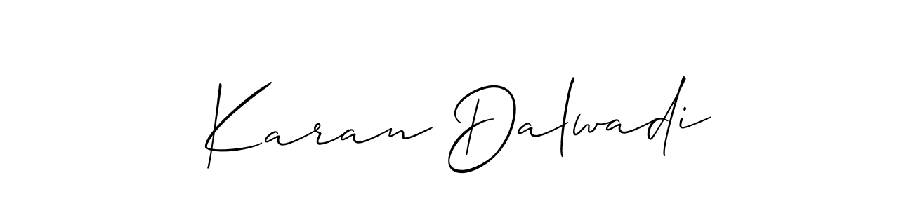 Make a beautiful signature design for name Karan Dalwadi. Use this online signature maker to create a handwritten signature for free. Karan Dalwadi signature style 2 images and pictures png