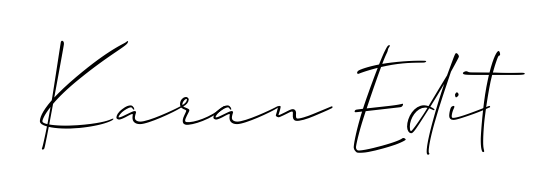 Elevate your brand with a stunning Karan Edit eSignature. The Allison_Script style provides a balanced, flowing aesthetic for everyday signing. Karan Edit signature style 2 images and pictures png