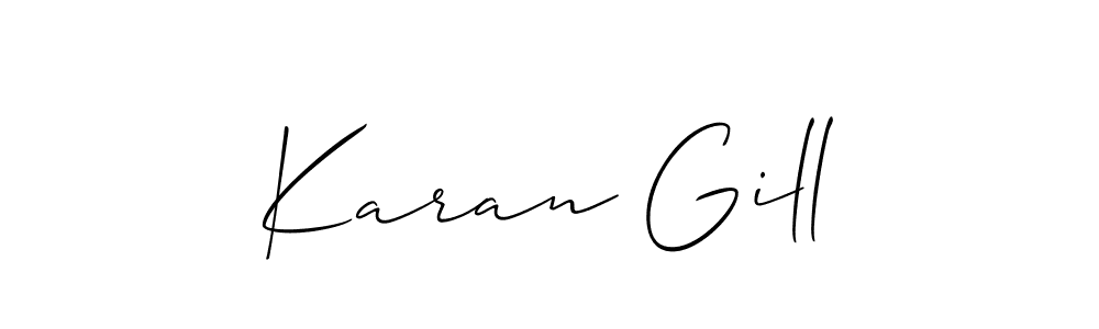 You can use this online signature creator to create a handwritten signature for the name Karan Gill. This is the best online autograph maker. Karan Gill signature style 2 images and pictures png