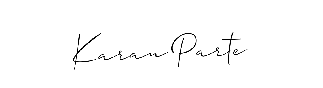 Check out images of Autograph of Karan Parte name. Actor Karan Parte Signature Style. Allison_Script is a professional sign style online. Karan Parte signature style 2 images and pictures png