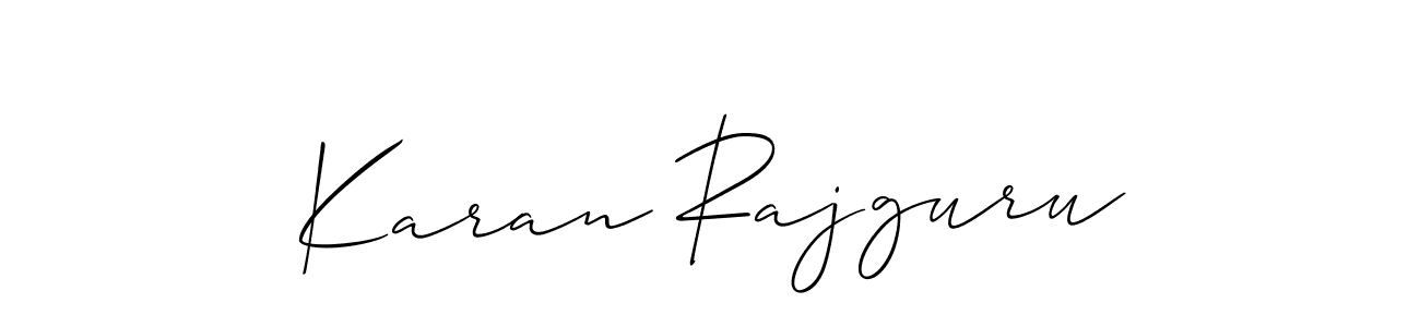 Also You can easily find your signature by using the search form. We will create Karan Rajguru name handwritten signature images for you free of cost using Allison_Script sign style. Karan Rajguru signature style 2 images and pictures png