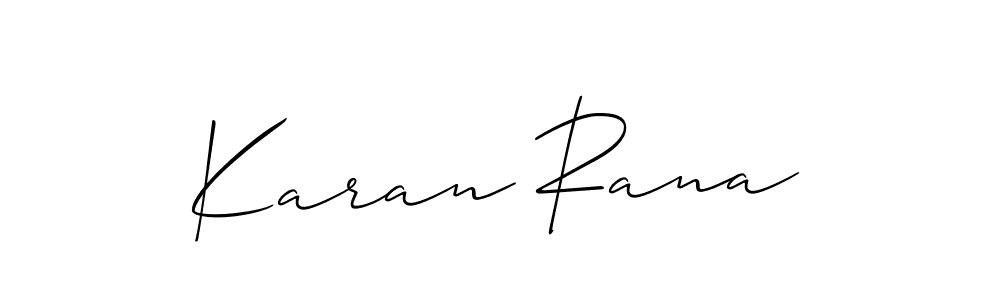 Similarly Allison_Script is the best handwritten signature design. Signature creator online .You can use it as an online autograph creator for name Karan Rana. Karan Rana signature style 2 images and pictures png